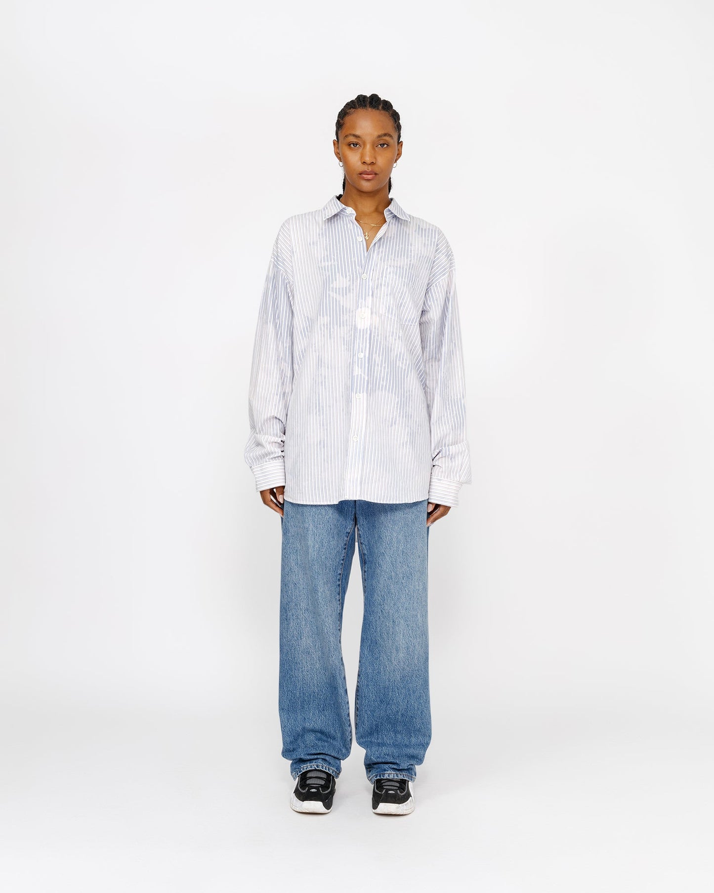 CLASSIC LS SHIRT BLEACHED POPLIN