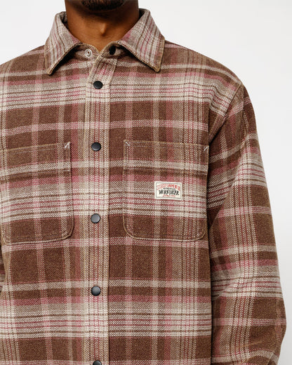 HEAVY WASHED PLAID SHIRT